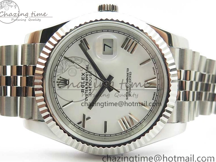 Dial SS Bracelet 126334 A3235 on Markers Best Jubilee 904L 1:1 DateJust Noob Roman Edition White 0214
